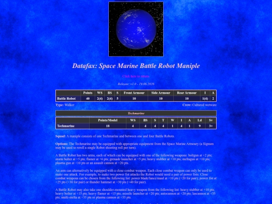 BattleRobotDatasheet screenshot
