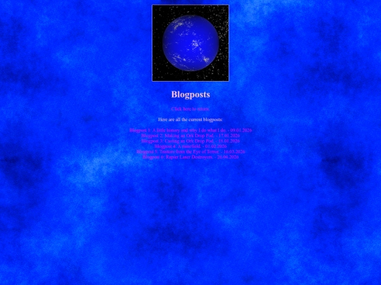 Blogposts screenshot