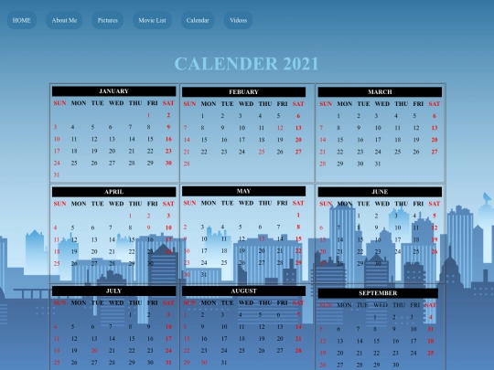 WEB DEV/calendar screenshot