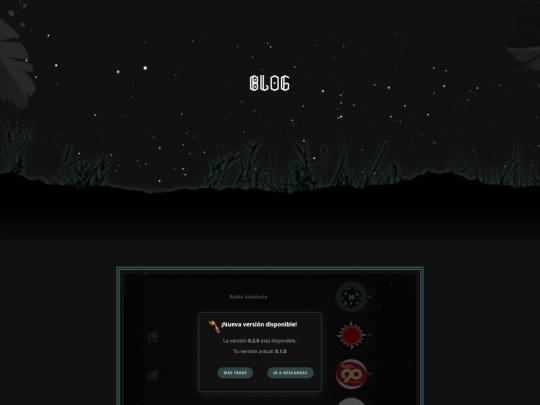 blog screenshot