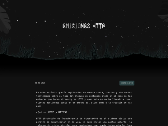 blog/posts/emisiones-http screenshot