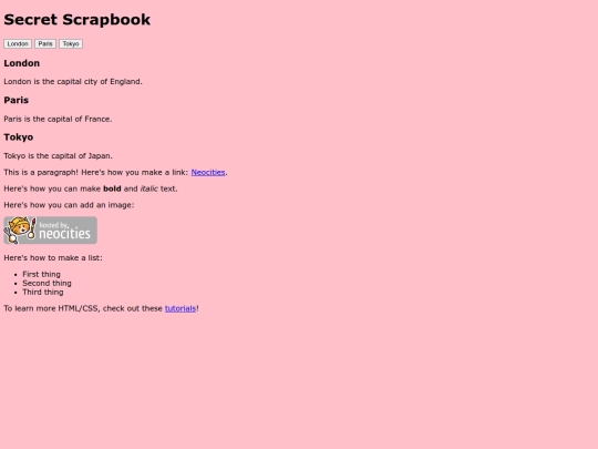 index screenshot