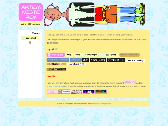 webstuff screenshot