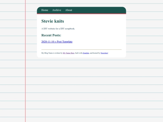 index screenshot