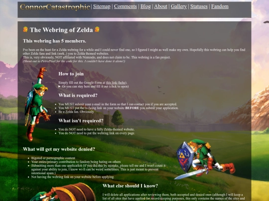 zeldawebring screenshot