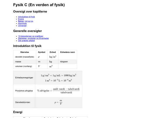 verden-fysik-c screenshot