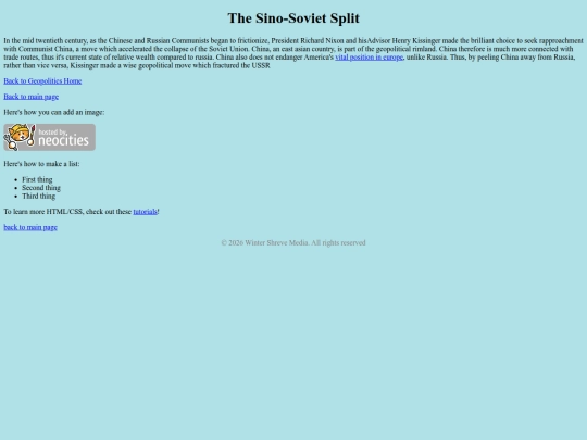 Sino-Soviet-Split screenshot
