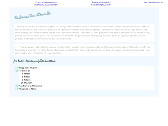 kaikenaatto screenshot