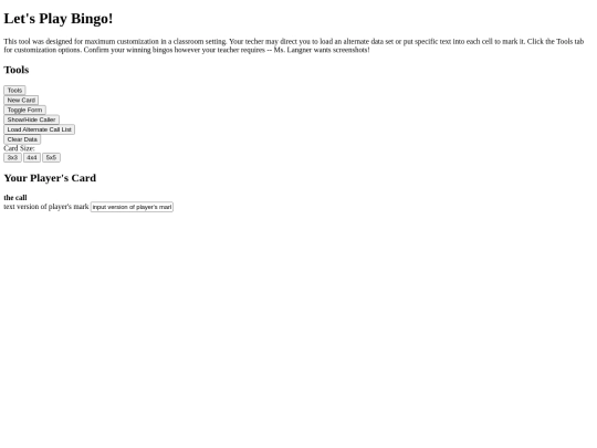 text-mark-bingo screenshot