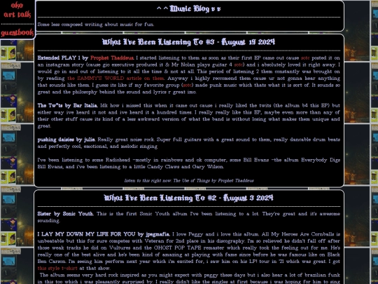 artalk/musicblog screenshot