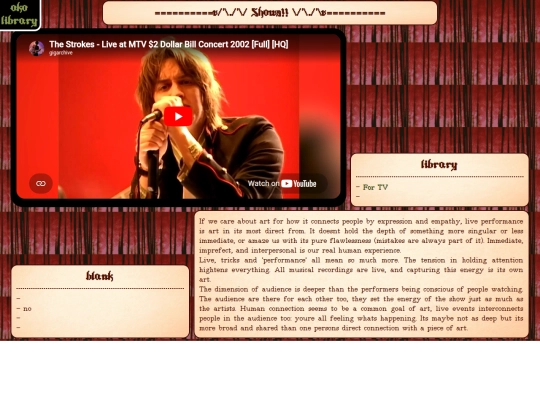 library/show screenshot