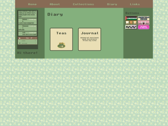 diary screenshot
