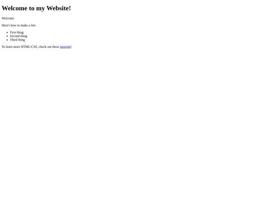 index screenshot