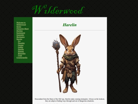 Species/Harelin screenshot
