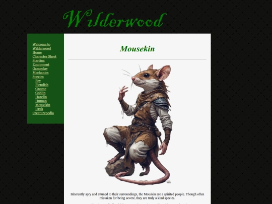 Species/Mousekin screenshot