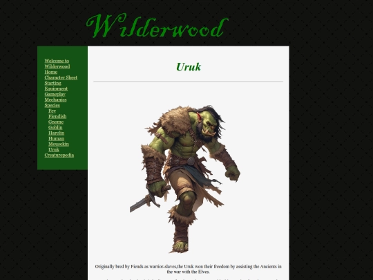 Species/Uruk screenshot