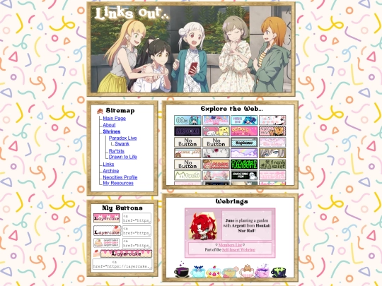 page/links screenshot