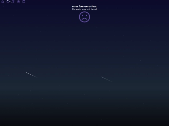 not_found screenshot