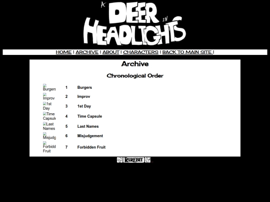 Rarebit/archive screenshot
