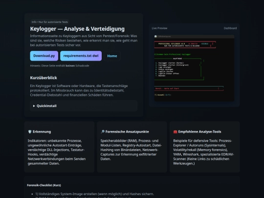 berthelogger screenshot