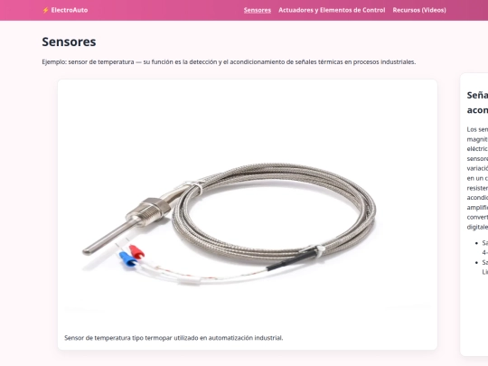 sensores screenshot