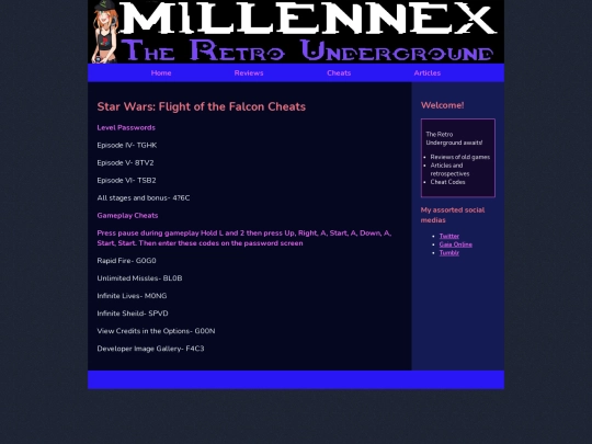 cheats/GBACheats/StarWarsFOTF screenshot