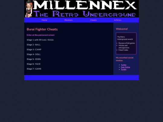 cheats/NESCheats/BuraiFighter screenshot
