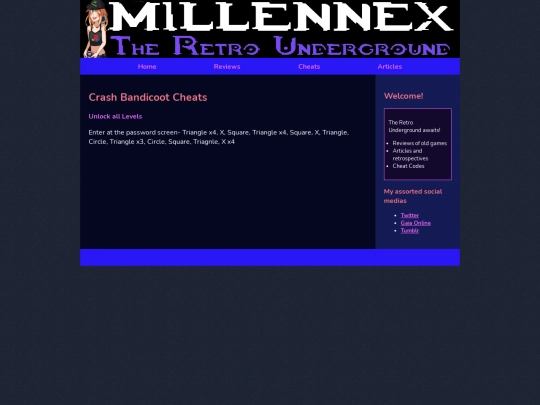 cheats/PSXCheats/CrashBandicoot screenshot