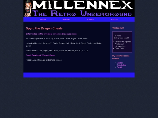 cheats/PSXCheats/Spyro1 screenshot