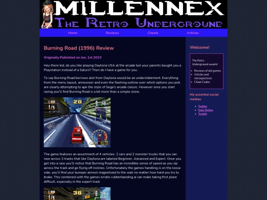 reviews/burnroadrev screenshot