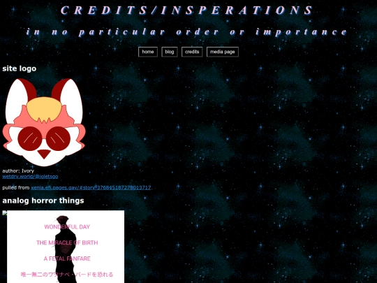 credits screenshot
