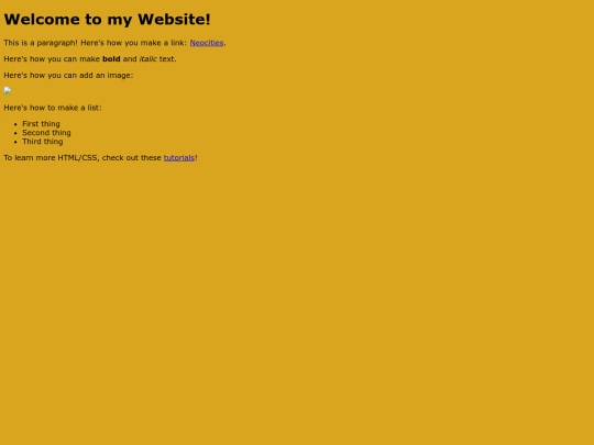 test screenshot