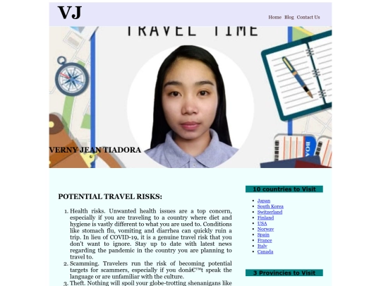 blog screenshot