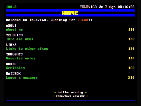 index screenshot