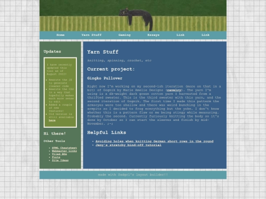topic pages/yarn-stuff screenshot