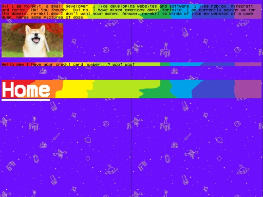 info screenshot