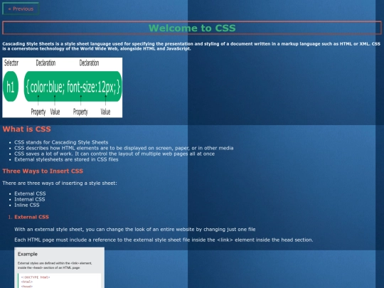 css screenshot