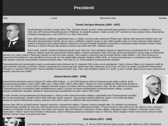 obrazky/prezidenti screenshot