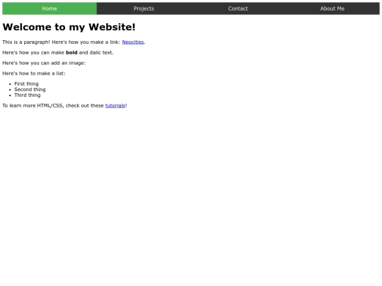 index screenshot