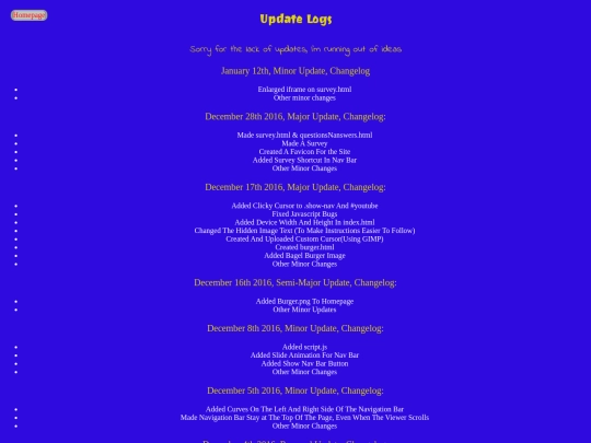 html/update screenshot