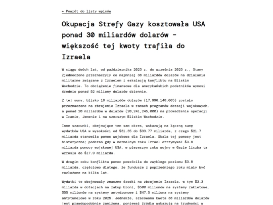 _posts/19-11-2025-30-miliardow-na-okupacje-gazy screenshot