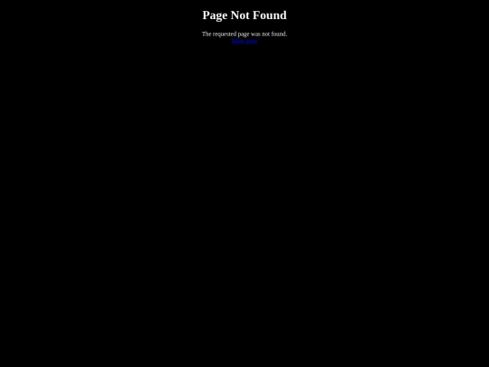 not_found screenshot