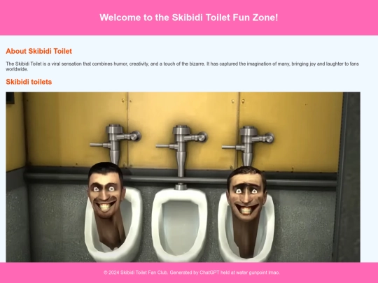skibidi fun zone screenshot