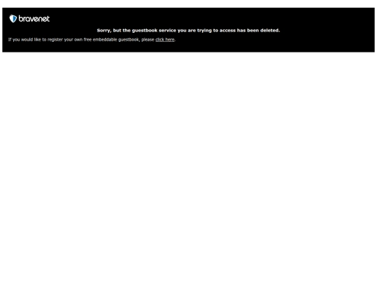 Guestbook screenshot