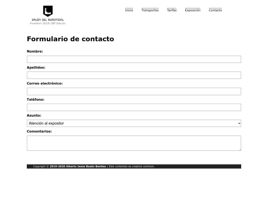 contacto screenshot