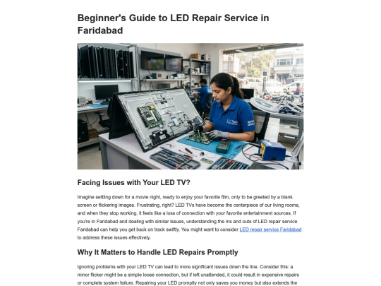 beginner-s-guide-to-led-repair-service-in-faridaba-202608231618 screenshot