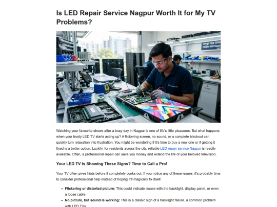 is-led-repair-service-nagpur-worth-it-for-my-tv-pr-202608200453 screenshot