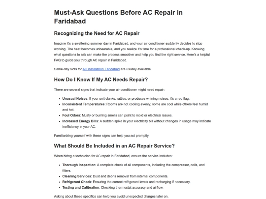 must-ask-questions-before-ac-repair-in-faridabad-202609041636 screenshot