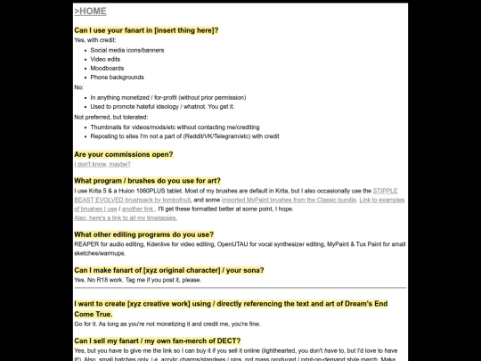 faq screenshot