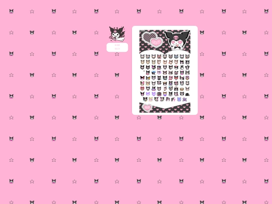 pixels/toybox/kuromi screenshot